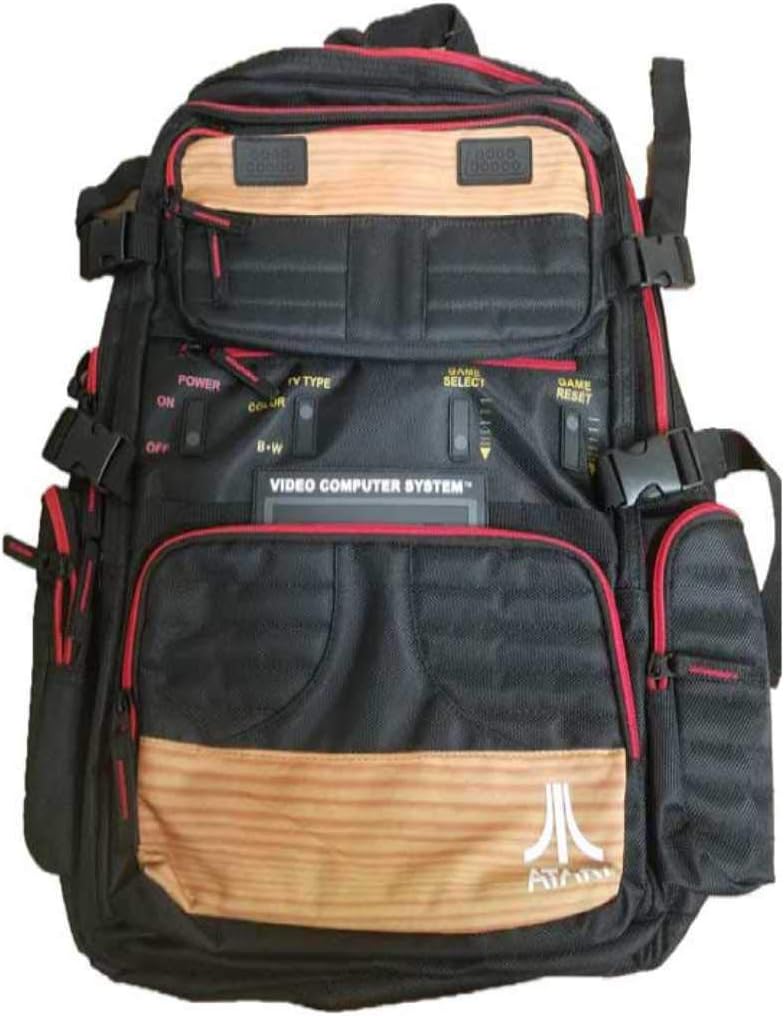 ATARI 2600 Console Inspired Book Bag Backpack