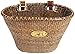 Nantucket Bicycle Basket Co. Lightship Collection Adult Bicycle Basket, Oval, Stained