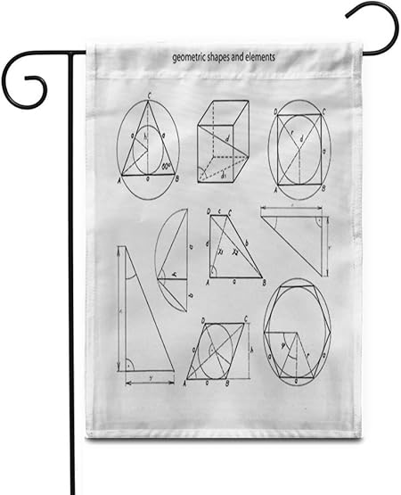 Amazon Com Awowee 12 X18 Garden Flag Figure Geometric Shapes