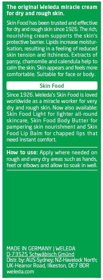 Weleda Skin Food, Dry Skin Moisturiser, Moisturising Cream & Primer, Face & Body, For Men & Women, Multiple Uses - Image 4
