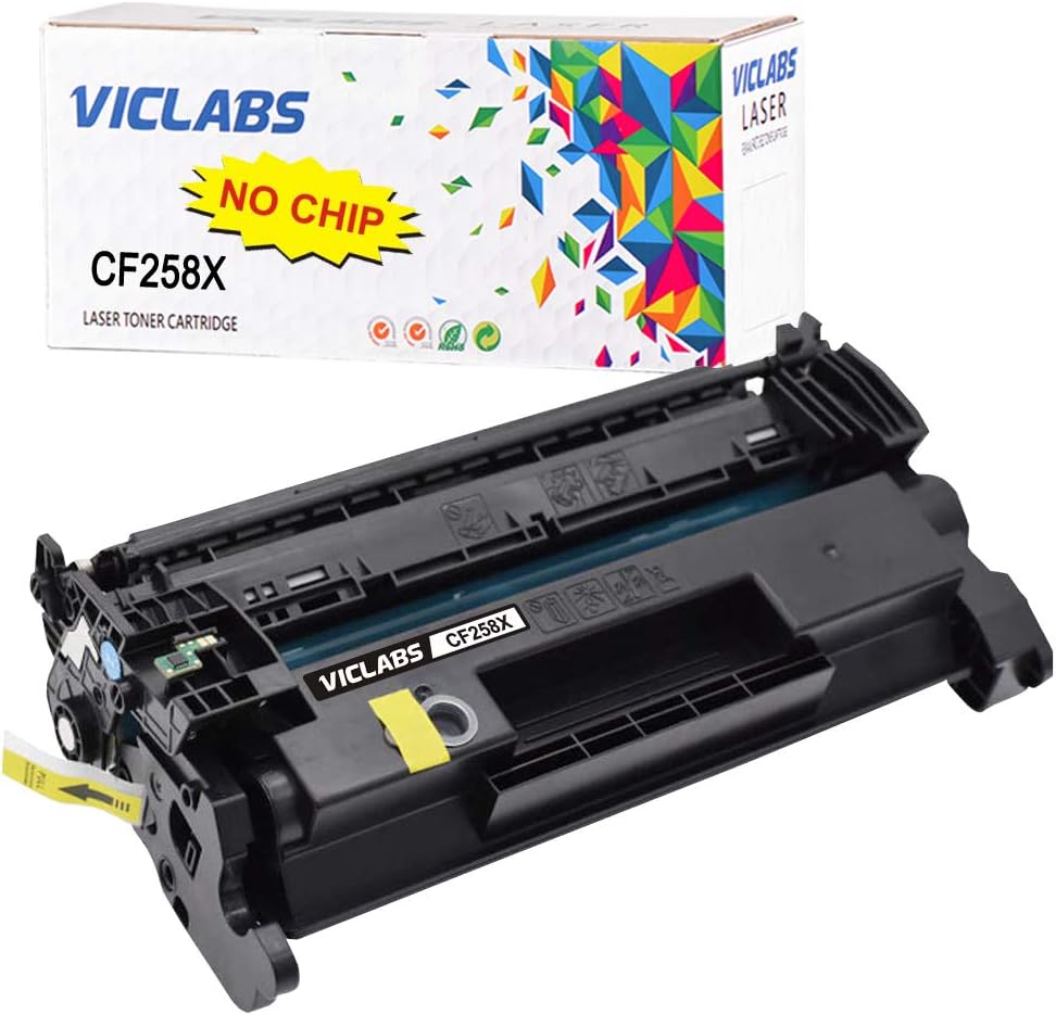 Amazon.com: VicLabs Compatible CF258X 258A Toner Cartridge Replacement for HP 58X CF258X 58A 