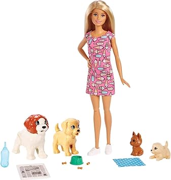 barbie con cagnolino