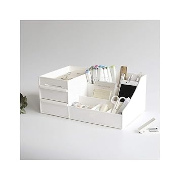 Amazon Com Desktop Storage Box Makeup Drawers Organizer Box