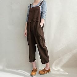 Aedvoouer Womens Baggy Plus Size Overalls Jumpsuits