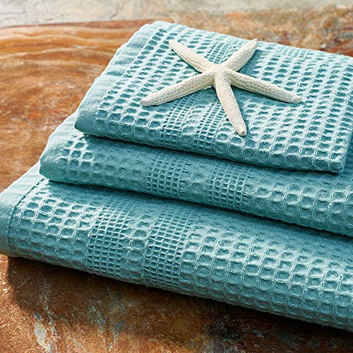 Gilden Tree Waffle Towel Set Quick Dry Thin 2 Bath Towels 2 Hand