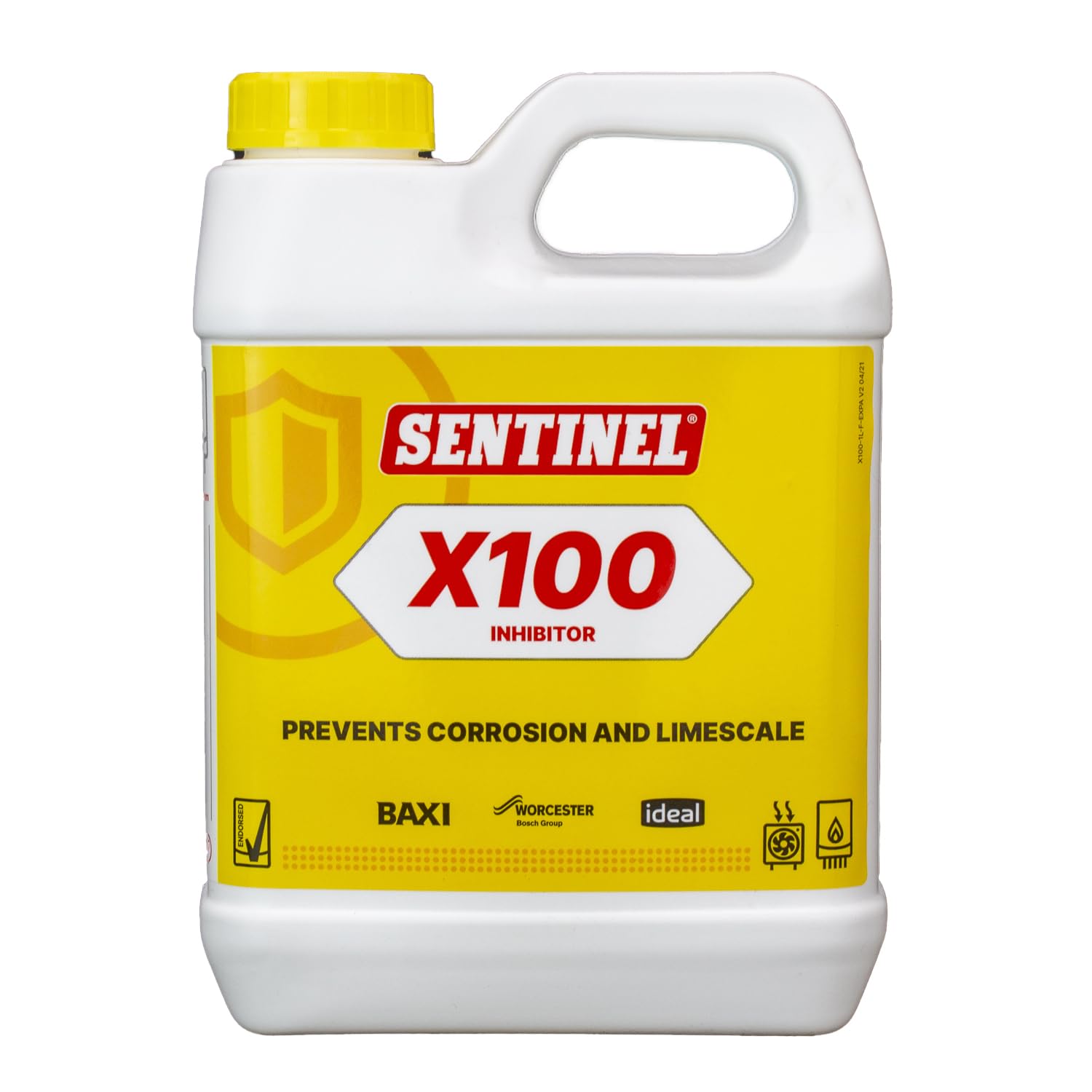 Kudos-Trading - Sentinel X100 1L Central Heating Inhubitor Ultimate Protection from Limescale Buildup Rust Sludge Corrosion Compatible with All Boilers and Radiators 1 Liter Bottle