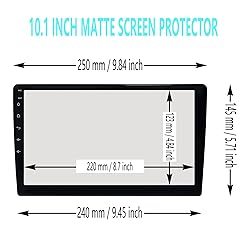 Anti Glare Matte Car Screen Protector Radio Screen