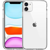 Amazon Com Fantek Compatible For Iphone 11 Case Clear Crystal Tpu Phone Cases Compatible With Iphone 11 6 1 Inch Cell Phones Accessories