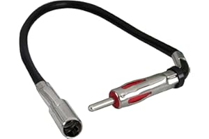 Scosche MDA1B Micro/Delco Antenna Adapter for Aftermarket Car Stereo Compatible with Select 1985-2013 GM and Import Vehicles - Car Radio Antenna Adapter - Car Audio Adapter - See Fit Guide for Vehicle