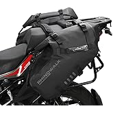Rhinowalk Motorcycle Saddle Bags Waterproof Anti-Vibration Motor Side Bags Shoulder Bag Motorbike Panniers 28L(14L*2) for most Adventure and Sport Motorcycle Racks, 1 Pair