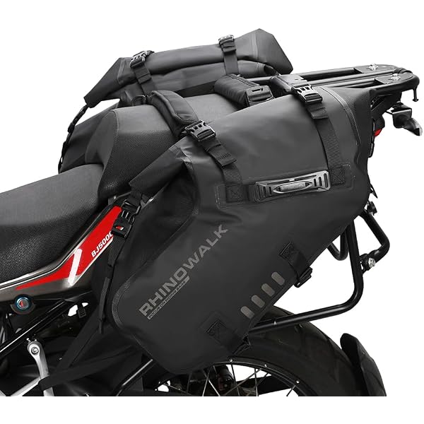 GIVI EA119BK Waterproof Motorcycle Saddlebag – 60 Liters, IP65 Rated Easy-T Cargo Bag