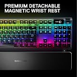 SteelSeries Apex 7 Mechanical Keyboard OLED Display Red Switch German QWERTZ view 7