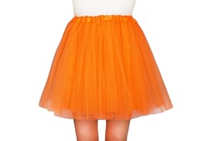 DMLBC Women Adult Teens Tutu Skirts 4 Layers with Lining Youth Running Tutu Skirts Halloween Running Tutus