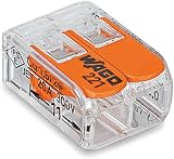 WAGO 221-412 2-Way Connecting Terminal Orange 221-412 Pack 1-100 view 1