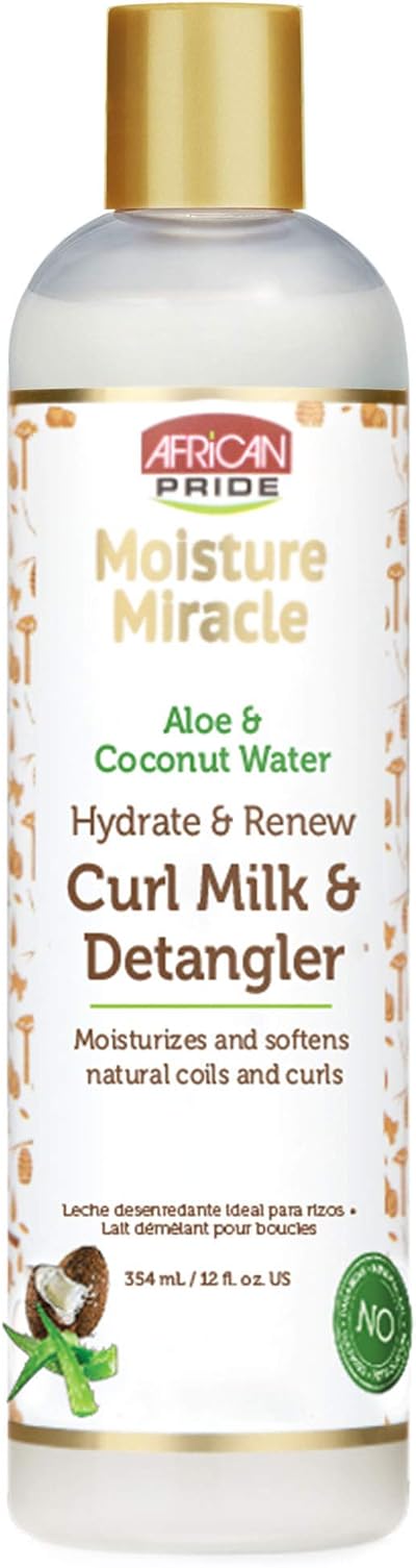Afr. Pride Moisture Miracle Milk & Detangler 12oz