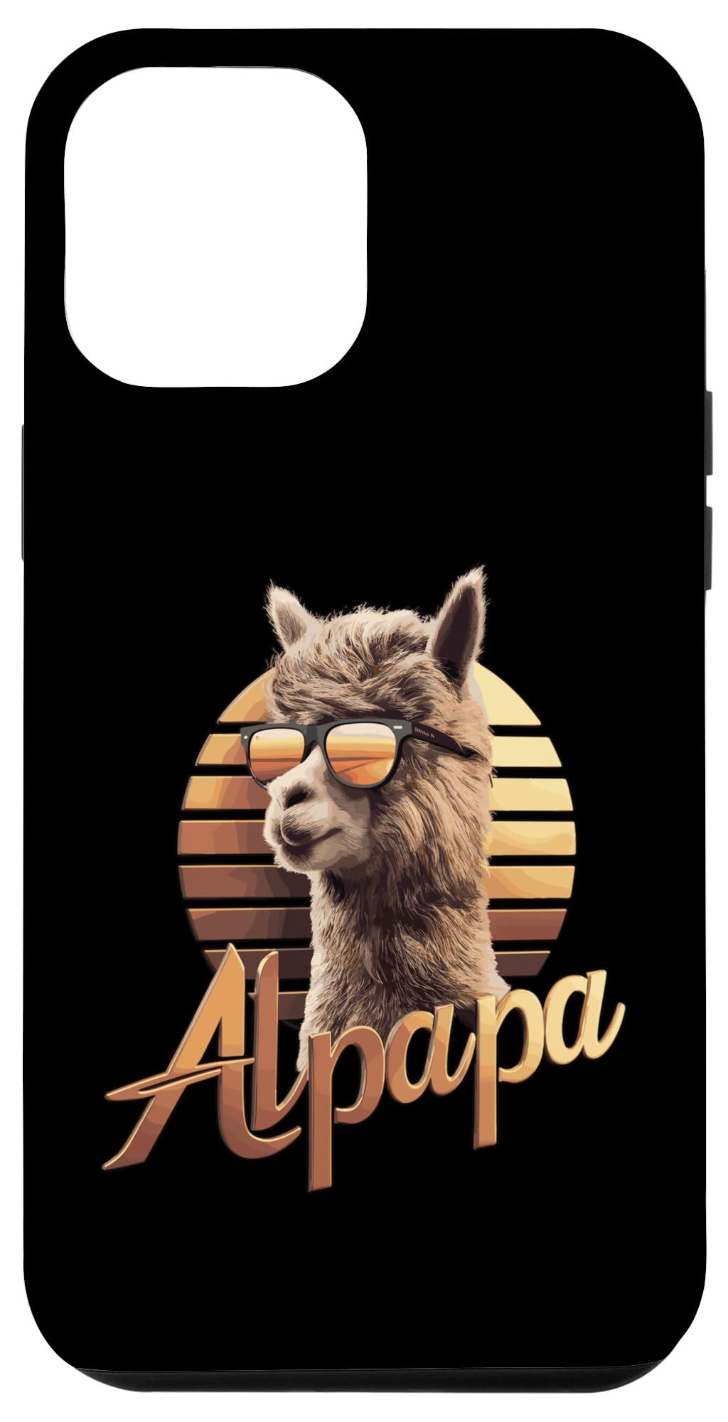iPhone 15 Plus Alpaka Alpapa Father's Day Best Dad Vintage Funny Lama Case