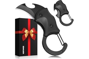 Men Gifts for Christmas Stocking Stuffers, Small Multitool with Safety Lock, Bottle Opener Gear, Everyday Carry Pendants for 