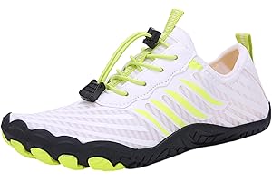 Achuhe Bearefoot Drifters Shoes, Unisex, Sizes 3-15, Water Resistant, Flat, Rubber Sole, Synthetic, Walking, Hiking, Breathable, Lightweight, US