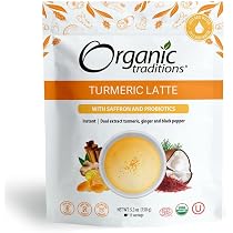 Amazon.com : Organic Traditions Turmeric Latte – Creamy Coconut ...