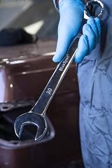 Blue Spot Tools 30mm Fully Polished Chrome Vanadium Spanner view 2