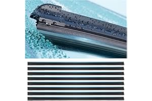 8PCS 32" Car Windshield Wiper Blades Strips,Rubber Wiper Blade Inserts,Universal Car Accessories Replacement Wiper Blade Refi