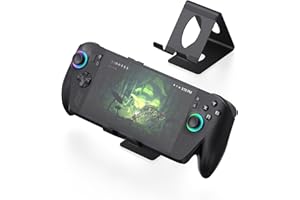 EJGAME Desktop Stand Compatible with ROG Xbox Ally/Ally X/PlayStation Portal/Steam Deck/ROG Ally/X/Switch 2,Desktop Handheld Game Console Holder with Anti-Slip Silicone Pad (Black)