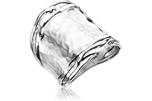 JEAN RACHEL JEWELRY 925 Sterling Silver Ring Vintage Antique Look, Hypoallergenic, Nickel and Lead-free, Artisan Handcrafted Designer Collection, Made in Israel
