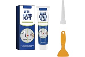 tioyeah Wall Paste Crack Filler White Paint Up Agent for Home Interior Stains Cover Refurbishment (Blue, One Size)