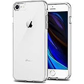 TENOC Phone Case Compatible with iPhone SE (2nd 2020 and 3rd 2022 Generation) &amp; iPhone 7 &amp; iPhone 8, Clear Case Shockproof Protective Bumper Slim Cover for 4.7 Inch