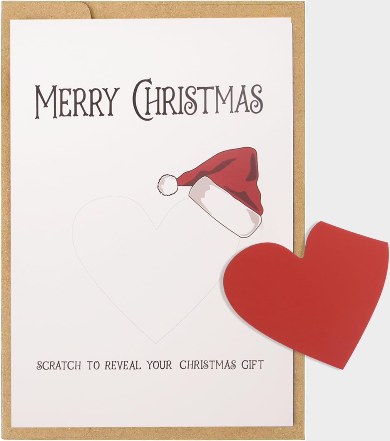 Surprise Christmas Reveal Card, Holiday Concert Tickets Reveal, Christmas Scratch and Reveal card, Personalised Card, Scratch and See