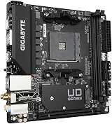 Gigabyte A520I AC Motherboard AMD Ryzen 5000 AM4 WiFi M.2 DDR4 view 3