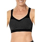 Amoena Womens Jolie Wire-Free Mastectomy Seamless Pocketed Sports Bra