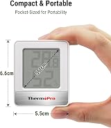 ThermoPro TP49W-8 Digital Mini Hygrometer Thermometer 8 Pack Indoor Temperature view 5