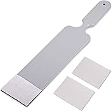 GOMAKE Long Reach Handle Window Tint Squeegee with Scrubber,Include 2 Extra Scouring Cloth, for Auto Film Installing, Car Int