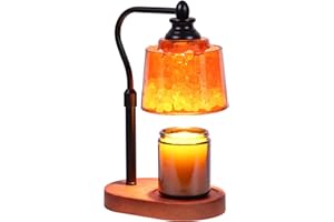 ZAXLZMHSD 3-in-1 Candle Warmer Lamp with Timer Dimmable, Himalayan Salt Lamp & Passive Diffuser, Gifts for Women, House Warmi