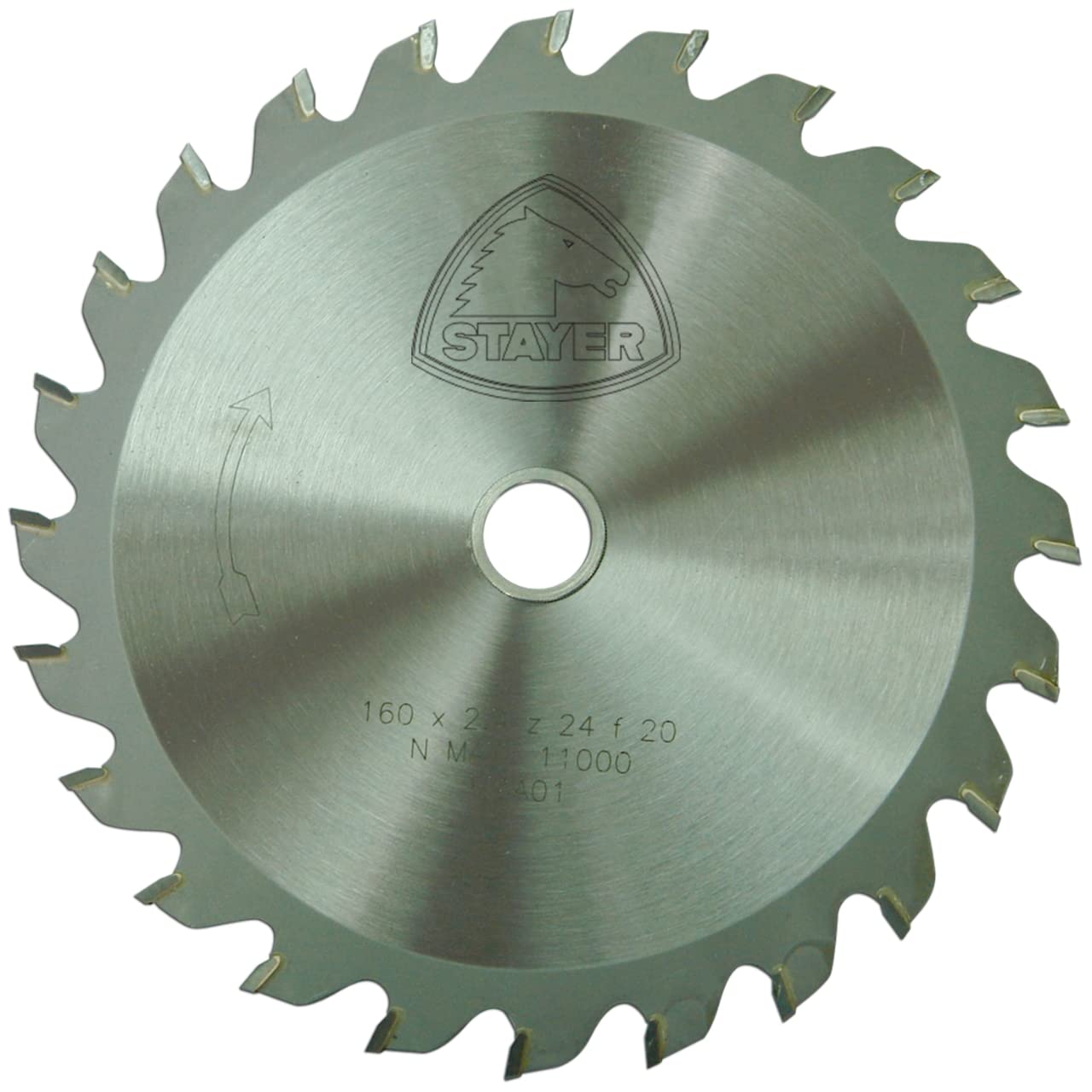 STAYER 2.173 – Wood Widia Disc Ø 160 x 2.4 x 20 r.16 Z- 24 ST – Includes Reduction Washer