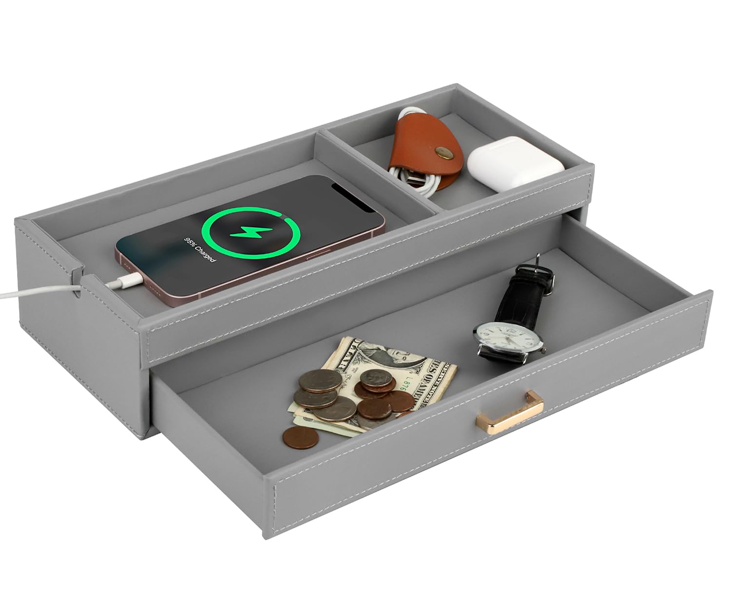HofferRuffer Valet Jewelry Tray Organizer with