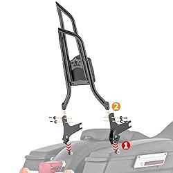 Mofun 27" Passenger Sissy Bar Backrest Sharp Style