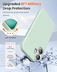 OuXul Designed for iPhone 16 Case 6.1"- Slim Liquid