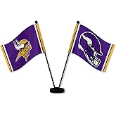 WinCraft Minnesota Vikings Desk and Table Top Flags