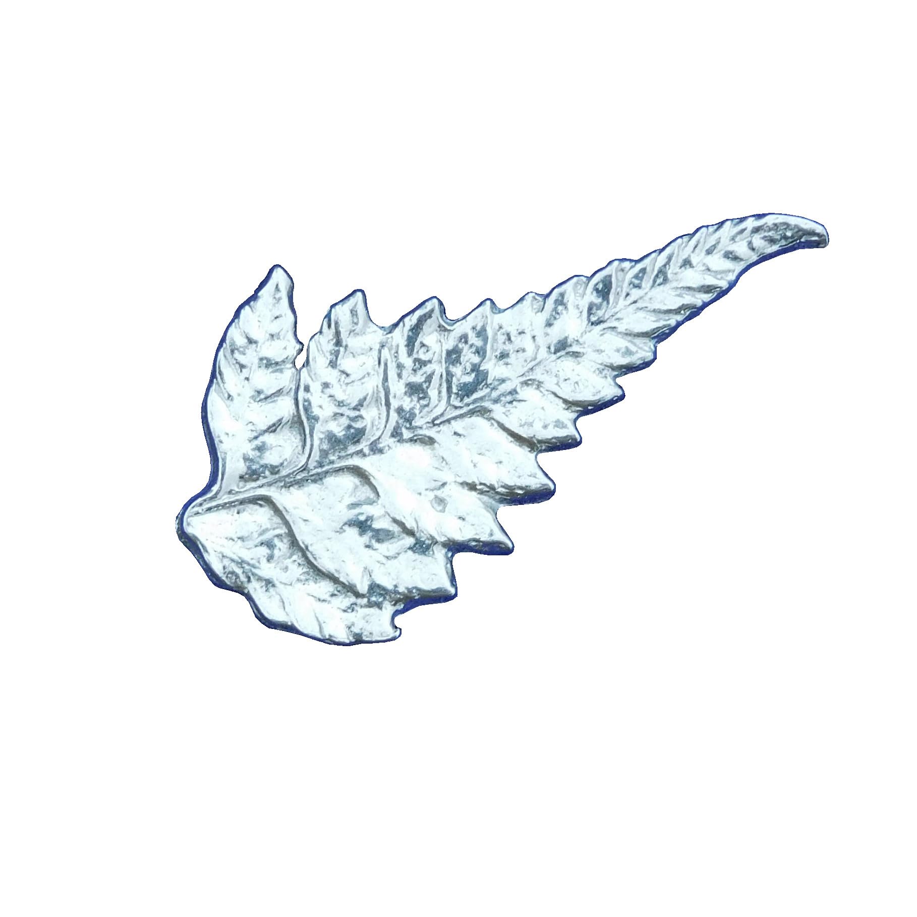 Fern Brooch, Handcast From A Real New Zealand Fern Leaf, in Fine Pewter, By William Sturt