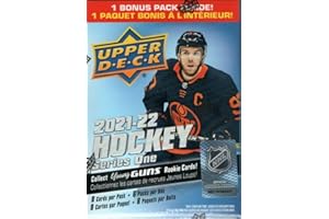 2021 2022 Upper Deck Hockey Series 1 Factory Sealed Unopened Blaster Box of Packs Possible Young Guns Rookies and Jerseys