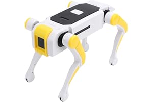 Asixxsix Smart Robot Dog, Interactive Programmable Quadruped Voice Remote Control AI Robotic Puppy Support Singing and Dancin