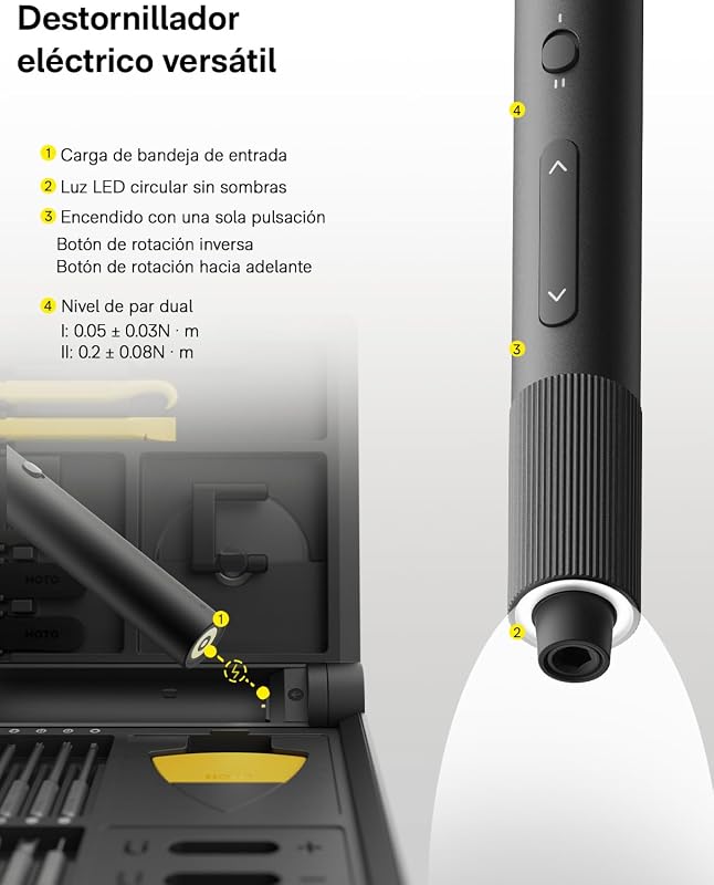 Conjunto de Chave de Fendas de Precisão, Kit Profissional 48 em 1