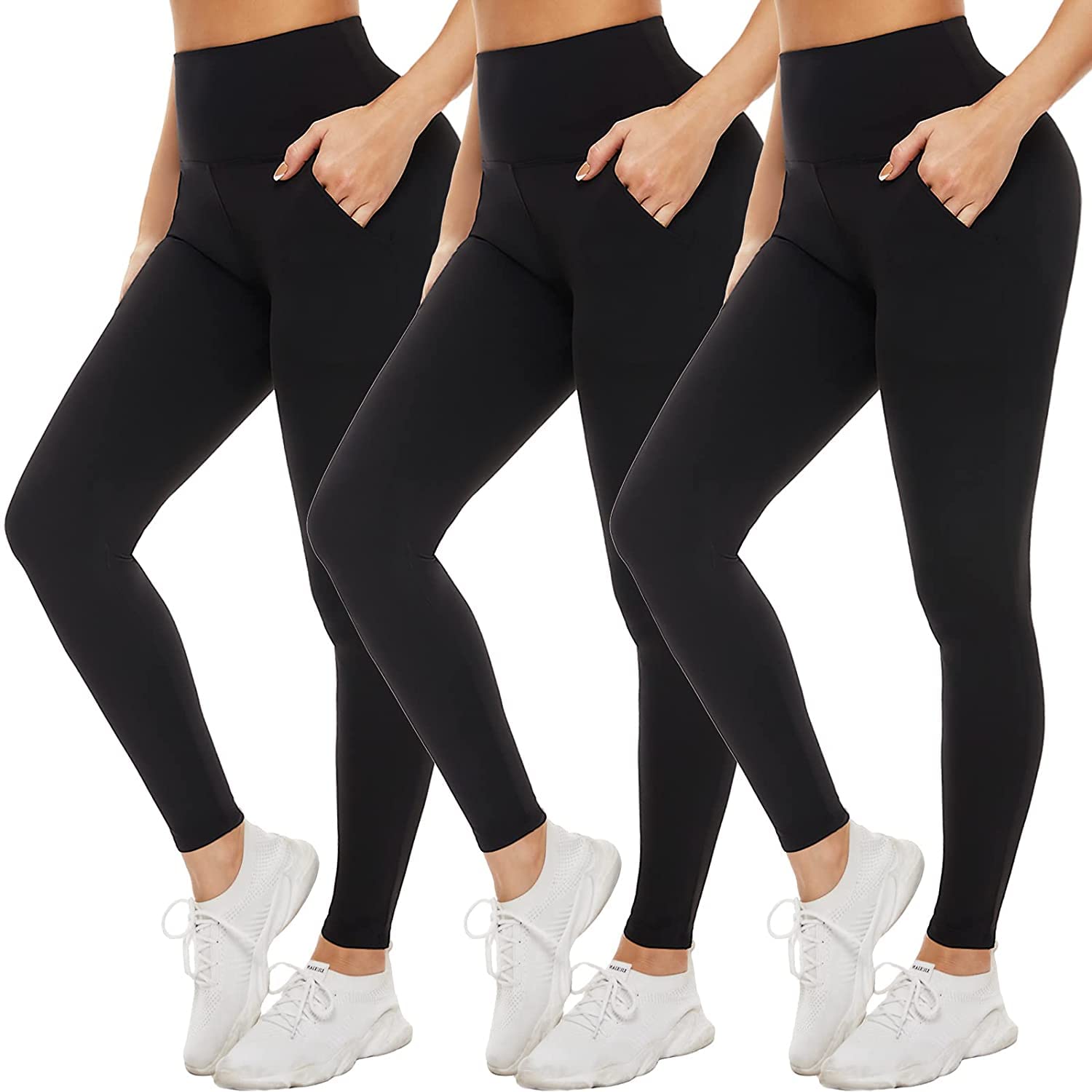 Umstandsleggings 3er Pack - High Waist Für Schwangerschaft | Bequem Für Yoga & Alltag