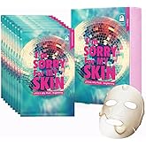 I'M SORRY FOR MY SKIN pH5.5 Jelly Face Mask Skin Care Set, Korean Skin Care Hydrating Masks, Self Care Items Beauty Gifts for Women, Pack of 10 (Before & After the Party Facial Mask)