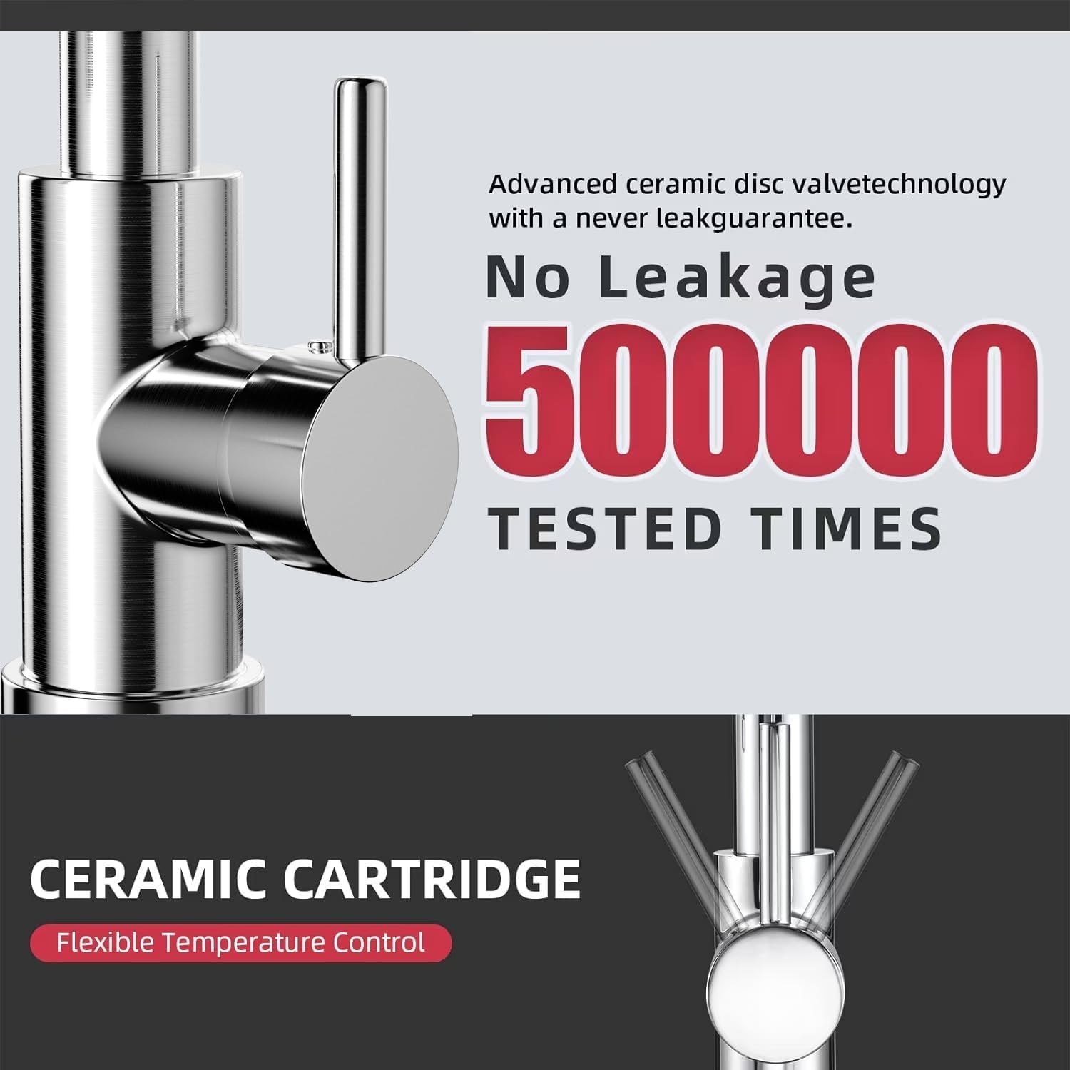 Cobbe Küchenspüle Mixer Tap, Chrom 3