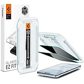 Spigen AluminaCore Tempered Glass Screen Protector [Glas.tR EZ Fit - Privacy] designed for iPhone Air [2 Pack] 9H+ Hardness, Aluminum-Enhanced Durability