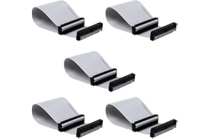 Gowoops 5 PCS of GPIO Ribbon Cable Flat Wire 20cm 40pin for Raspberry Pi 3 2 Model B B+ Plus