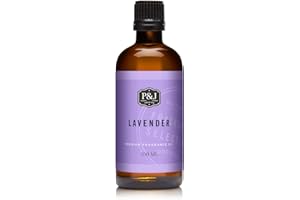 P&J TRADING P&J Fragrance Oil | Lavender Oil 100ml - Candle Scents for Candle Making, Freshie Scents, Soap Making Supplies, Diffuser Oil Scents